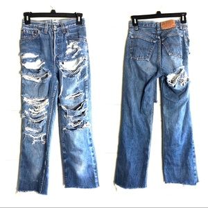 Vintage Levi’s Cheeky Distressed Straight Leg